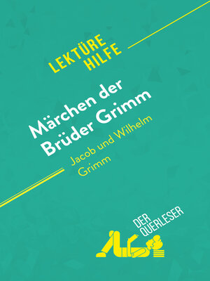 cover image of Märchen der Brüder Grimm von Jacob und Wilhelm Grimm (Lektürehilfe)